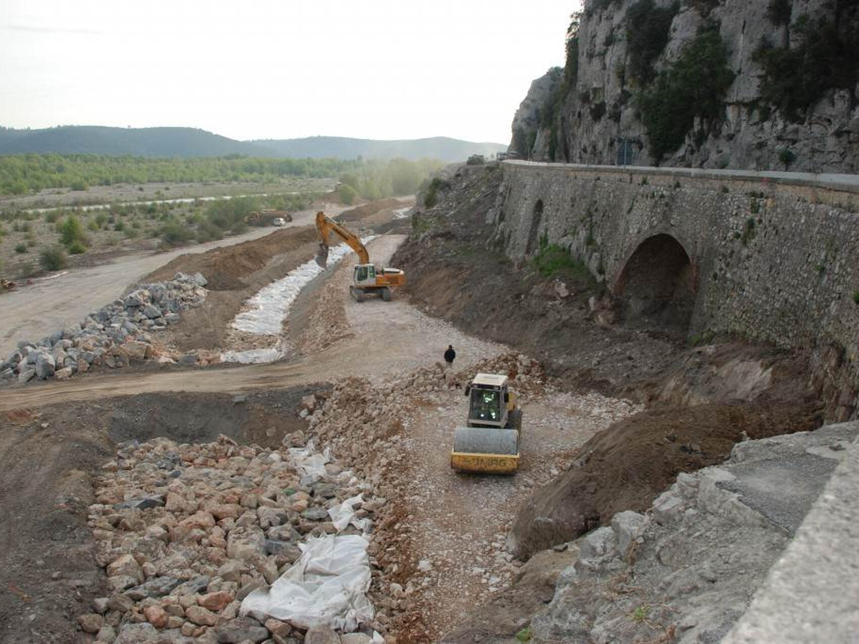 The narrow passage near Mirabeau